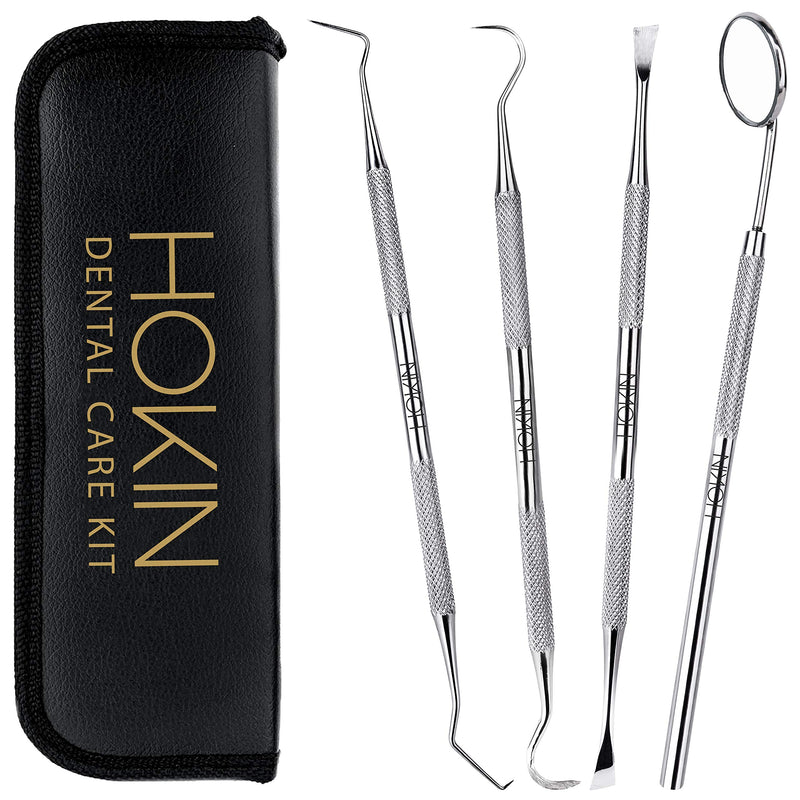 Dental Care Set Dental Premium Teeth Cleaning Tartar Remover Dental Probe Mouth Mirror Scaler Made of Stainless Steel - NewNest Australia