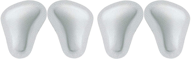 Green Feet 2 pairs of orthopedic metatarsal pads white leather pads in T-shape splayed foot, unisex adult insole, double pack (white, Numeric_44) 44/46 EU - NewNest Australia