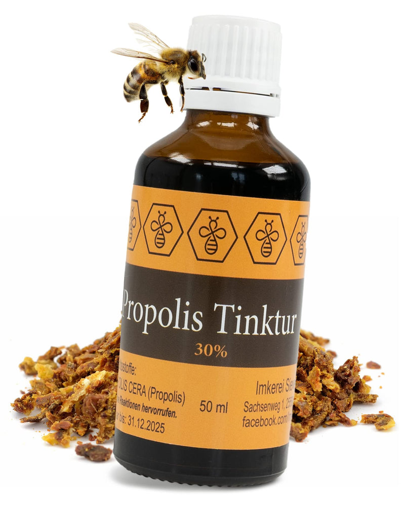 Nordbienchen Propolis Tincture With 30% Propolis From Our Own Beekeeping - 50 Ml Propolis Drops Bee Propolis Extract - Propolis Tincture - Beekeeper Quality 50 Ml (Pack Of 1) - NewNest Australia
