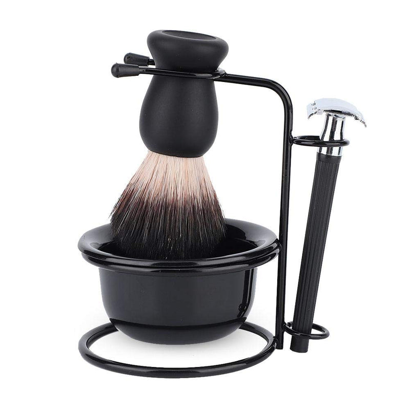 Shaving Kit 4 In 1 Men'S Shaving Set, Beard Shaving Set With Stainless Steel Razor, Universal Razor Holder, Shaving Bowl And Brush For Beard Care For Men Manual Shaving - NewNest Australia