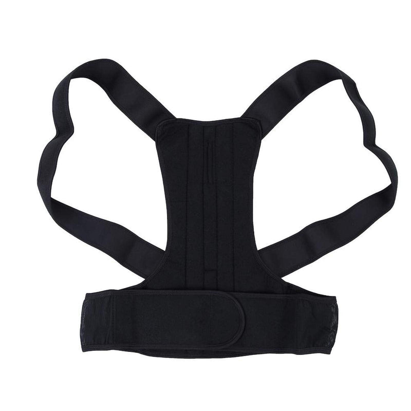 Breathable Back Support For Effective Posture Correction, Back Posture For Straightening The Shoulders, Posture Corrector Straightener Shoulder Back Support Adjustable (M-Black) - NewNest Australia