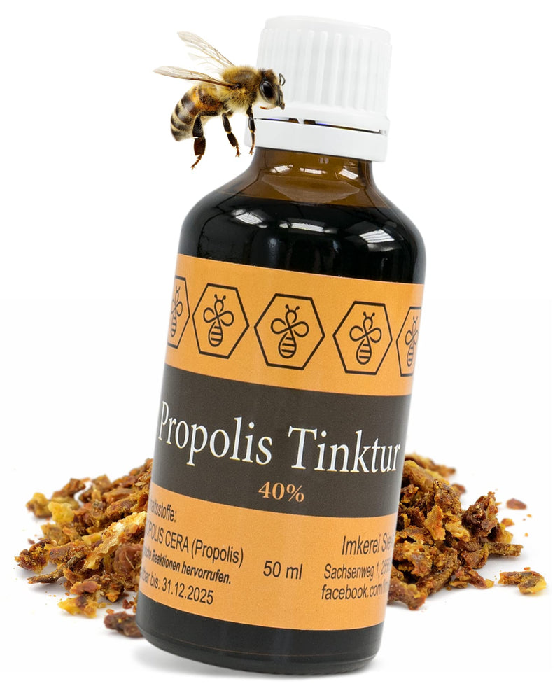 Nordbienchen Propolis Tincture With 40% Propolis From Our Own Beekeeping - 50 Ml Propolis Drops Bee Propolis Extract - Propolis Tincture - Beekeeper Quality 50 Ml (Pack Of 1) - NewNest Australia