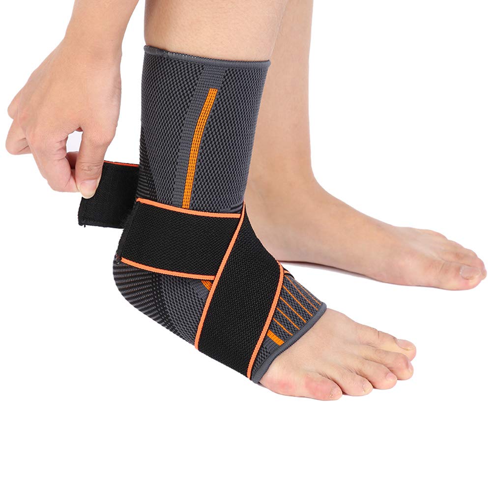 Zjchao Sports Ankle Brace Active Foot Bandage, Achilles Tendon Bandage Ankle Brace Foot Bandage Ankle Support Ankle Stabilization For Football Basketball Chronic Ankle Pain - NewNest Australia