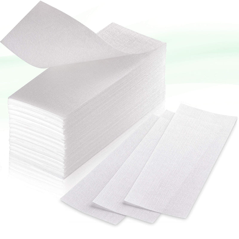 Fleece Strips For Warm Wax And Sugar Paste, Pack Of 150, Skin-Friendly And Tear-Resistant Hair Removal Strips Made Of Fleece For Any Type Of Depilation On The Leg, Chest, Back, Intimate Area And Face. - NewNest Australia