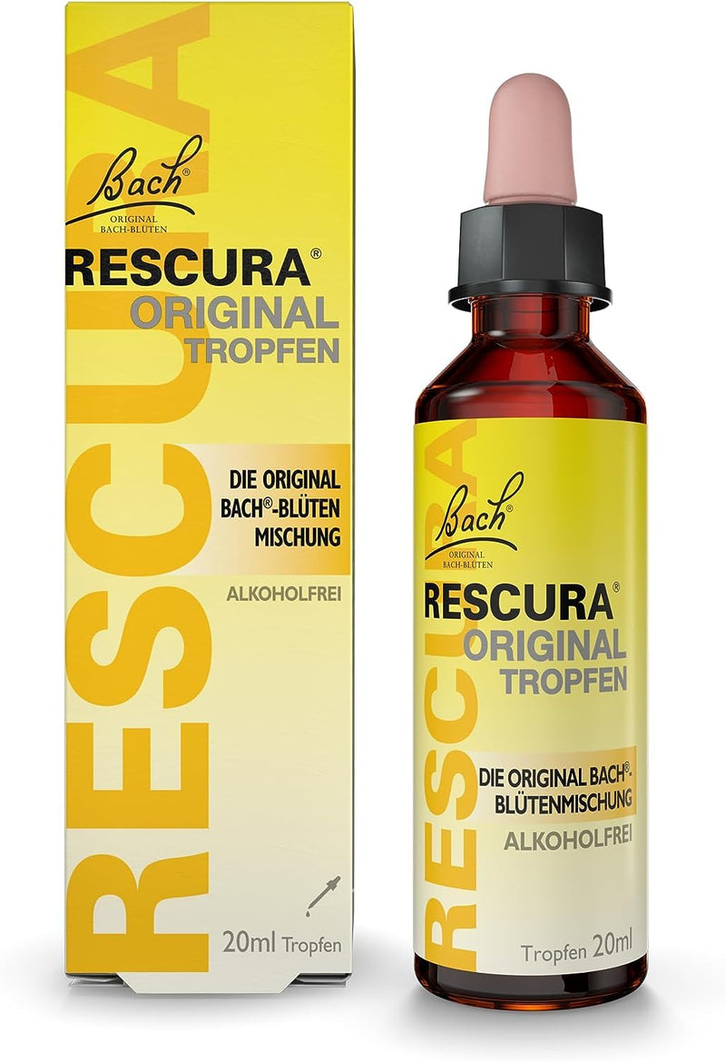Original Bach RESCURA drops alcohol-free: (formerly Rescue) Bach flower mixture, 20ml alcohol-free 20 ml (pack of 1) - NewNest Australia