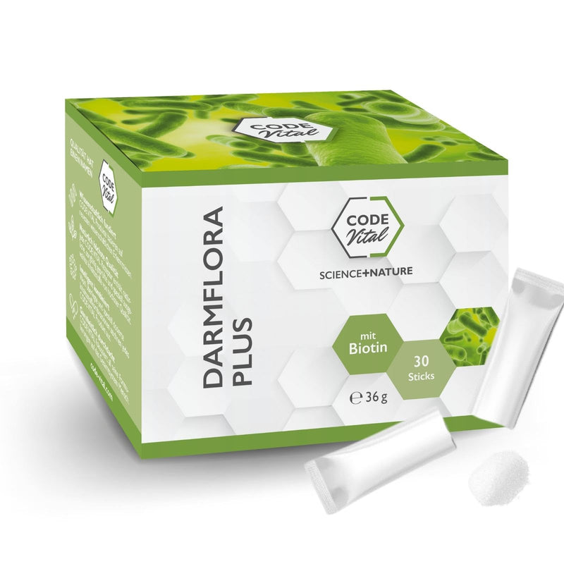 Intestinal Flora Plus | Build Intestinal Flora With Viable Intestinal Bacteria | + Biotin For The Intestinal Mucous Membranes | Delicious Vanilla Flavor | Developed By Probiotics Experts | Made In Austria - NewNest Australia