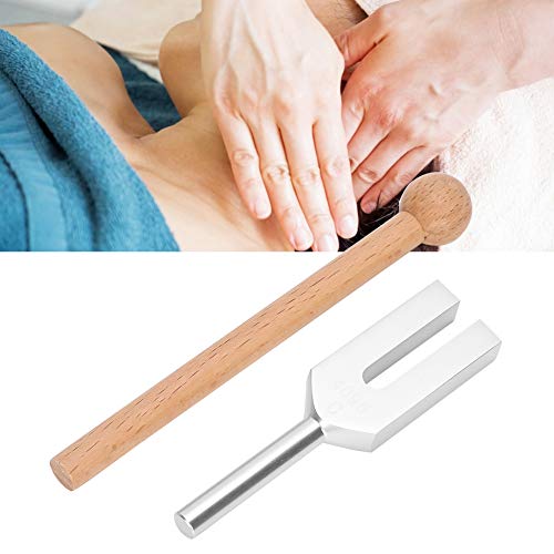 Zjchao 4096Hz High Frequency Tuning Fork, Medical Aluminum Alloy Tuning Fork, High Frequency Tuning Fork With Wooden Hammer And Vibrating Sound Therapy Tool For Flannel Bag - NewNest Australia