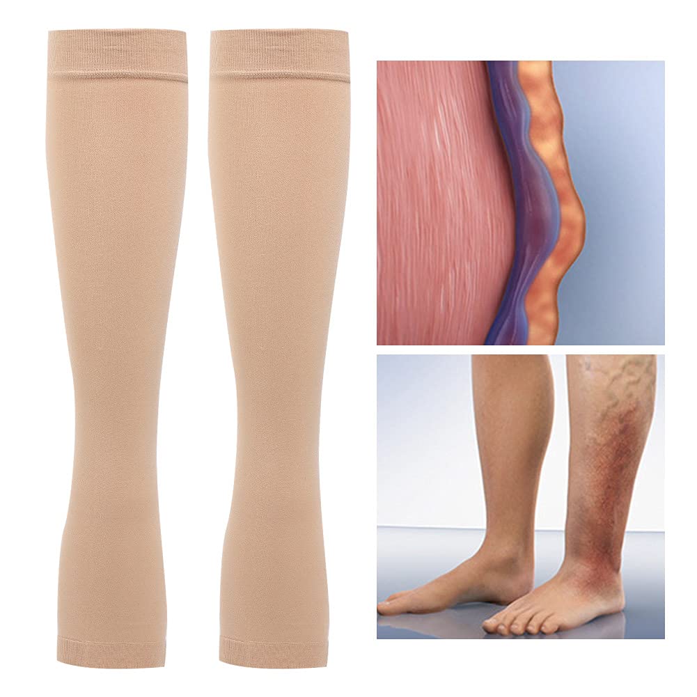 Zjchao Knee High Compression Stockings, Compression Stockings, Opaque Knee High Support Stockings For Men And Women, Calf Compression Stockings, Calf Sleeve Support(Xl) - NewNest Australia