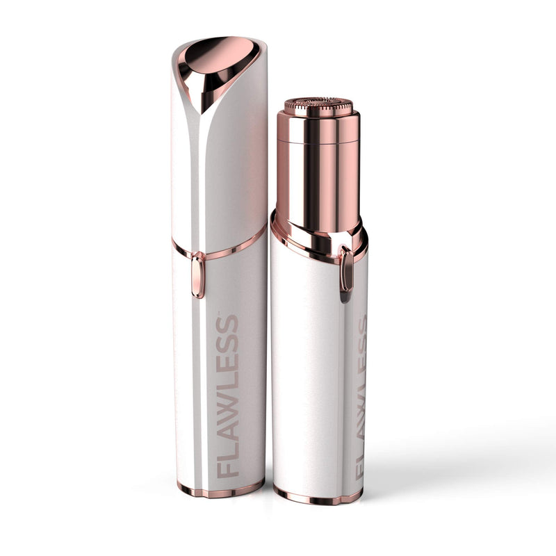 Finishing Touch Flawless Face Women's Beard & Facial Hair Remover, Painless Facial Hair Remover for Sensitive Skin, Painless Women's Face Shaver - Battery Included, White Main Product - NewNest Australia