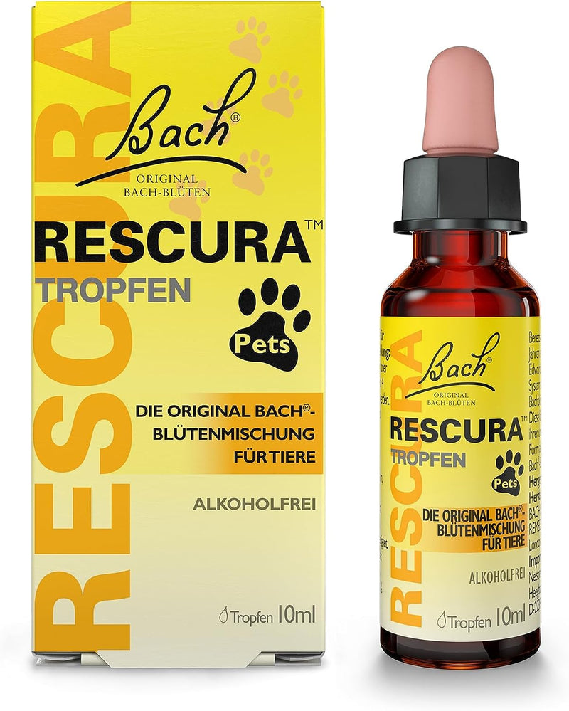 Original Bach RESCURA Pets drops: (formerly Rescue) Bach flower mixture 10ml 10 ml (pack of 1) - NewNest Australia