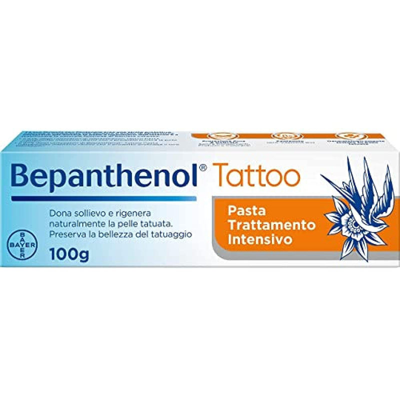 Bepanthenol Tattoo Pasta Trattamento Intensivo Tatuaggio con Pantenolo, 100g - NewNest Australia