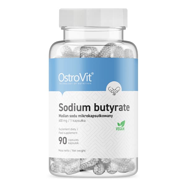 Sodium Butyrate 600mg (30% Butyric Acid) - Butyric Acid Sodium Butyrate - 90 Vege Capsules - NewNest Australia