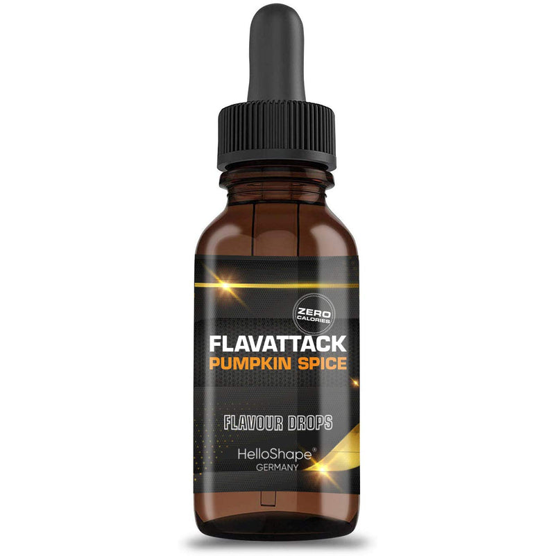 Flavor Drops sugarfree 50 ml  Pumpkin Spice | Flavor drops WITHOUT CALORIES for sweetening with pipette | vegan | For natural yogurt, porridge or quark  Flavattack - NewNest Australia