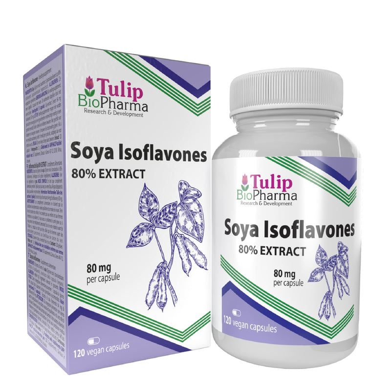 SOJA Isoflavones 80% Extract 120 Capsules Non-GMO, Laboratory Tested, Supports Hormonal Health - NewNest Australia