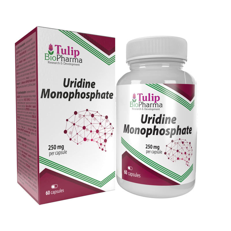 Uridine Monophosphate 250mg 60 Capsules, Laboratory Tested, Nootropic - NewNest Australia