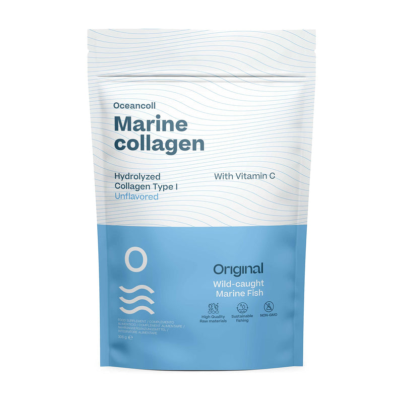 Pure Sea Collagen Powder With Vitamin C | Collagen Hydrolysate Peptides | Essential Amino Acids For Skin, Hair, Nails, Tendons And Ligaments | Neutral Flavor, 306 G | 60 Tins - NewNest Australia