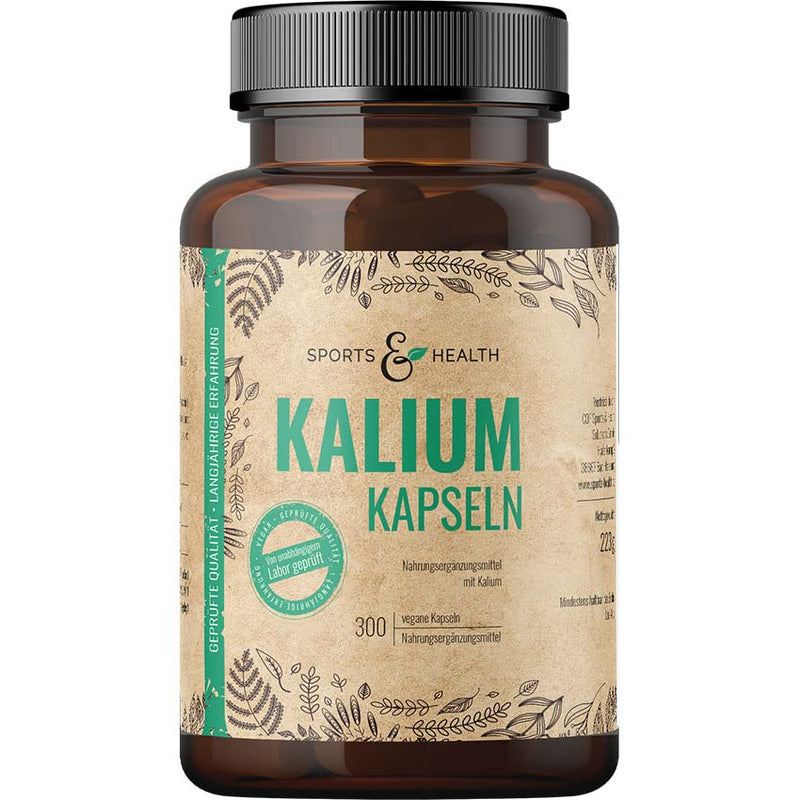 High-dose potassium - potassium capsules - 300 capsules - vegan - free of additives - 682.2 mg potassium citrate per daily dosage - potassium citrate - NewNest Australia