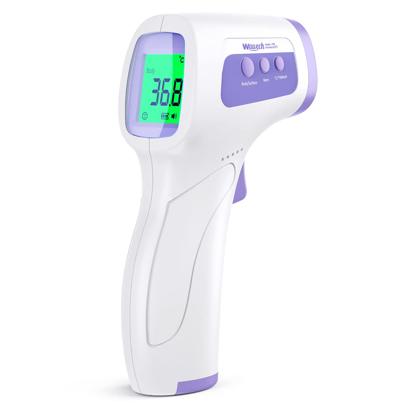 Wawech Digital Fever Thermometer, Contactless Forehead Thermometer For Baby, Children, Adults, Infrared Thermometer With Forehead Object Mode, Fever Thermometer With Lcd Screen, 40 Memory Revocation, - NewNest Australia