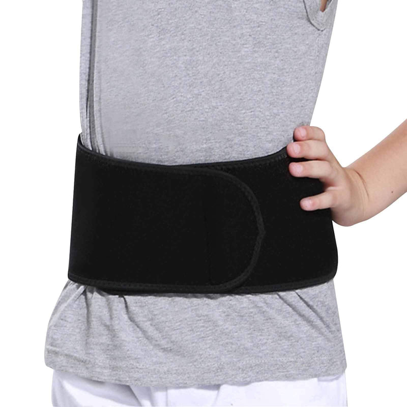 Ipenny,Children'S Back Brace Kidney Belt Back Strap Stretch Kidney Warmer Kidney Protection Breathable Back Support Belt Velcro Summer Winter Warmer Support Sitting Posture Support Sports Bicycle - NewNest Australia