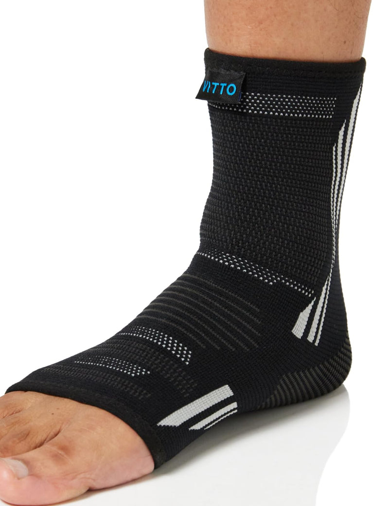 VITTO ankle bandage, foot bandage for ligament damage, weak joints, sprained joints and arthritis (cover, L) cover - NewNest Australia