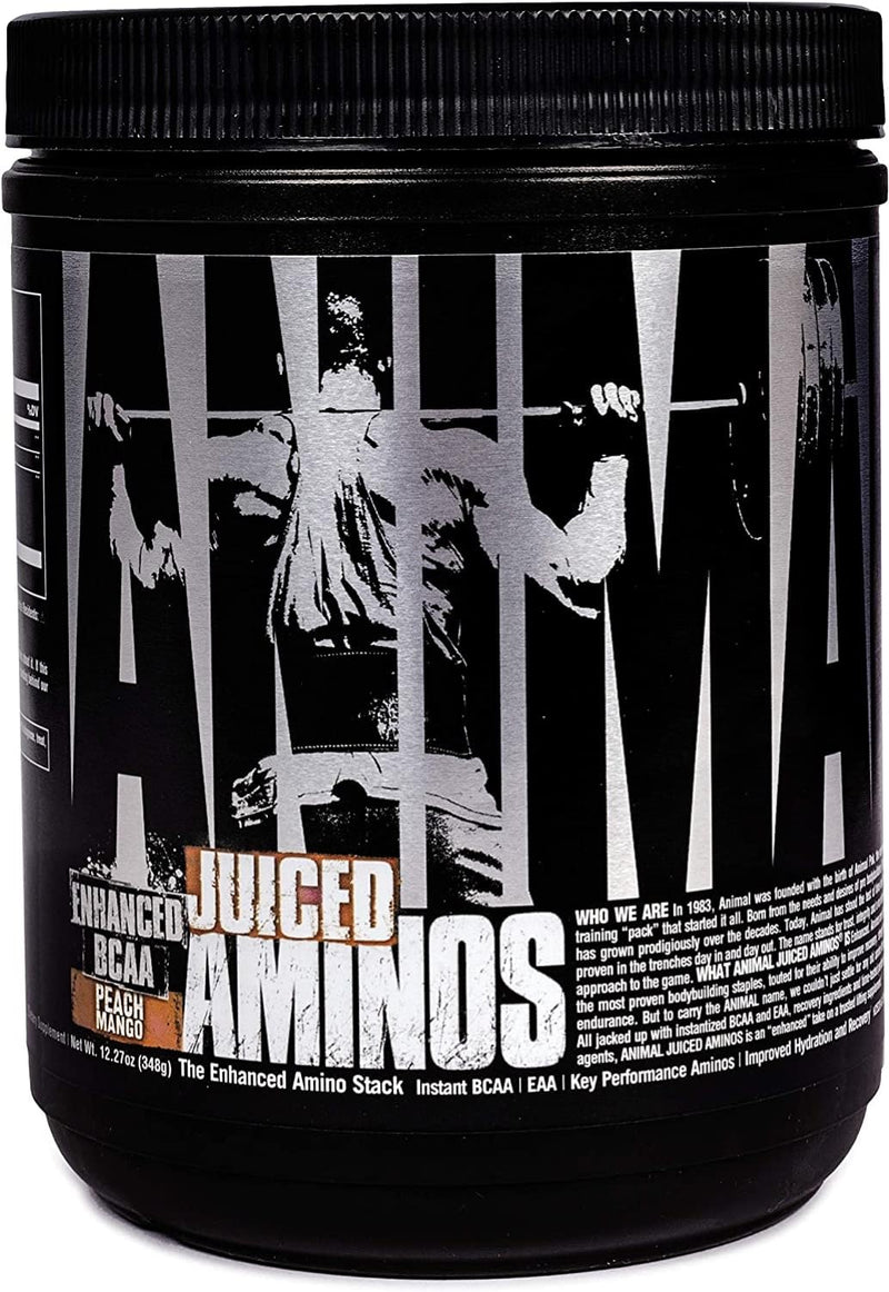 Universal Nutrition Animal Juiced Aminos (Peach Mango) - Post Workout Supplement With 6G Bcaa/Eaa Matrix & 4G Amino Acid Blend For Improved Performance & Muscle Recovery, 30 Measuring Spoons - NewNest Australia