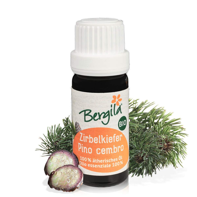 Bergila Pine Pine Essential Oil (Pinus Cembra) Organic, 10 Ml, Made From 100% Natural, Organic Raw Materials, Controlled And Certified Quality From South Tyrol - NewNest Australia