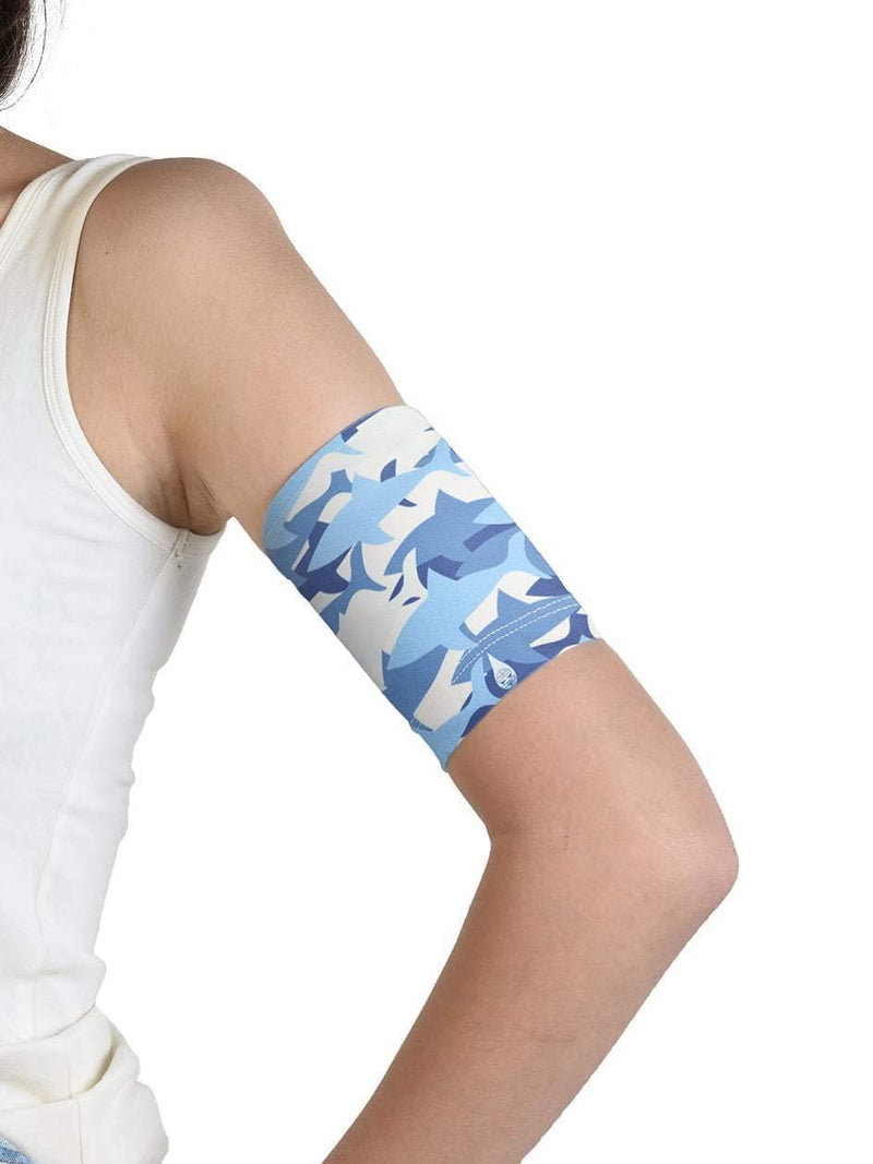 Slide Band Children, Glucose Sensor Protection Bracelet Freestyle Libre, Medtronic, Dexcom Or Omnipod - Comfortable Reusable Diabetic Band (Junior.S (18-20 Cm)) - NewNest Australia