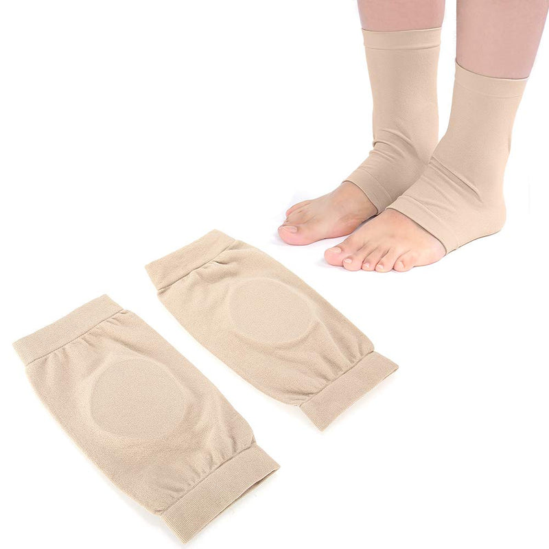 Ankle Support Compression Support Sleeves Soft Elastic Ankle Protective Silicone Protective Pad Breathable Foot Heel Crack Sock For Skate Shoes & Boots Pain & Discomfort - NewNest Australia