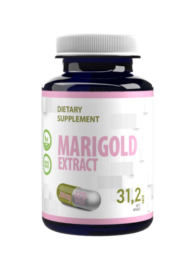 Lutein 40mg with zeaxanthin 8mg from marigold extract 120 vegan capsules 200mg, LABORATORY TESTED by AGROLAB GERMANY, eyes and vision support - NewNest Australia