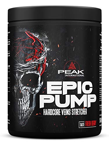 Peak Epic Pump - 500 G Flavor Sour Watermelon I 20 Servings I Pre Workout Booster I No Stimulants I L-Citrulline Malate I L-Arginine Akg/Nitrate I Taurine I Vegan - NewNest Australia