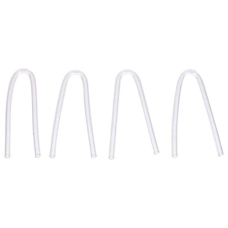 Ukcoco Bte Ear Shape Hearing Aid Tubes - Pack Of 4 Transparent Tube Interchangeable Bte Hearing Aid Ear Shape Tube Pvc Hose Ear Shape Tube For Hearing Aid Ear Shape Diy - NewNest Australia