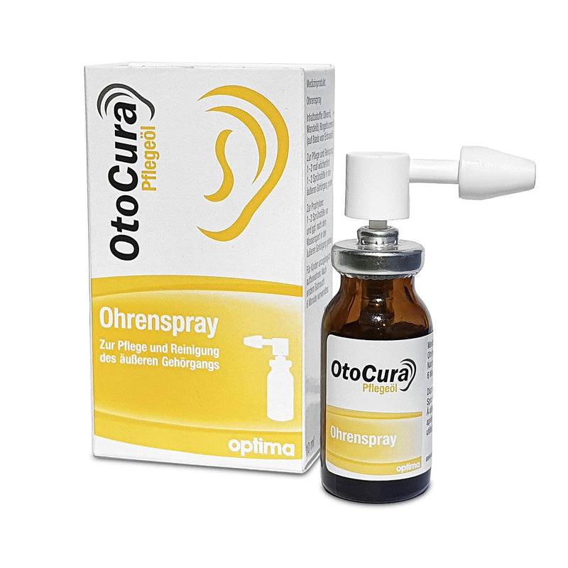 OtoCura ear spray 10 ml, ear cleaner made from olive oil, almond oil and calendula oil for ear cleaning and care of the external ear canal - NewNest Australia