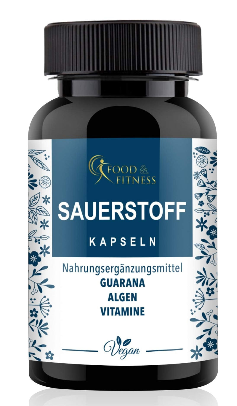 Oxygen Supplement, Biomaterial For Better Oxygen Absorption, Breathing And Lung Function, Physical And Mental Performance, As A Lungwort Alternative. 60 Capsules - NewNest Australia