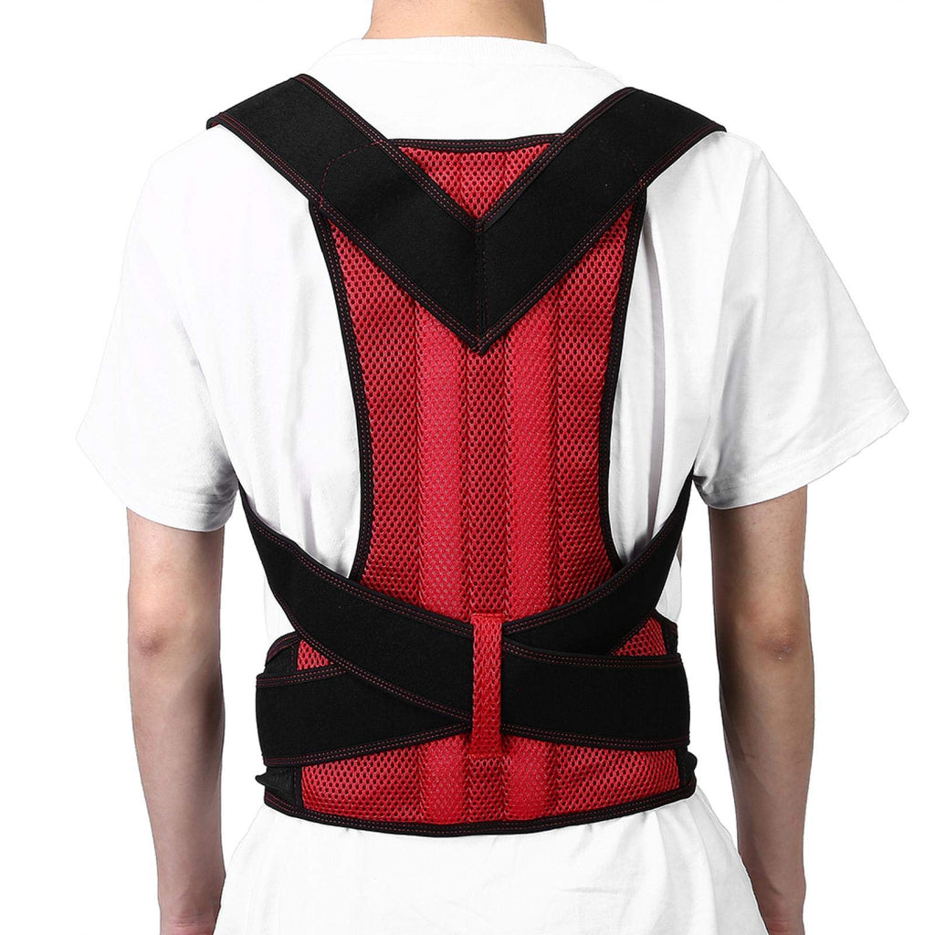 Straightener Back Bandage For Posture Correction For Back Shoulder Pain Women And Men, Adjustable Posture Corrector Brace Humpback Correction Belt Back Spine Support (M) - NewNest Australia