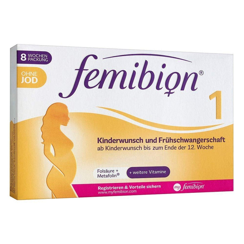 Femibion 1 desire to have children + early pregnancy.o.iodine tablets 60 pieces - NewNest Australia
