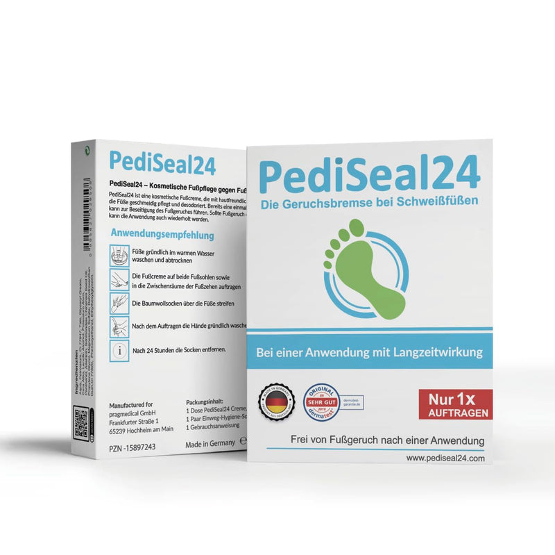 PediSeal24 - Against foot odor in sweaty feet with long-term effect - 1x application - NewNest Australia
