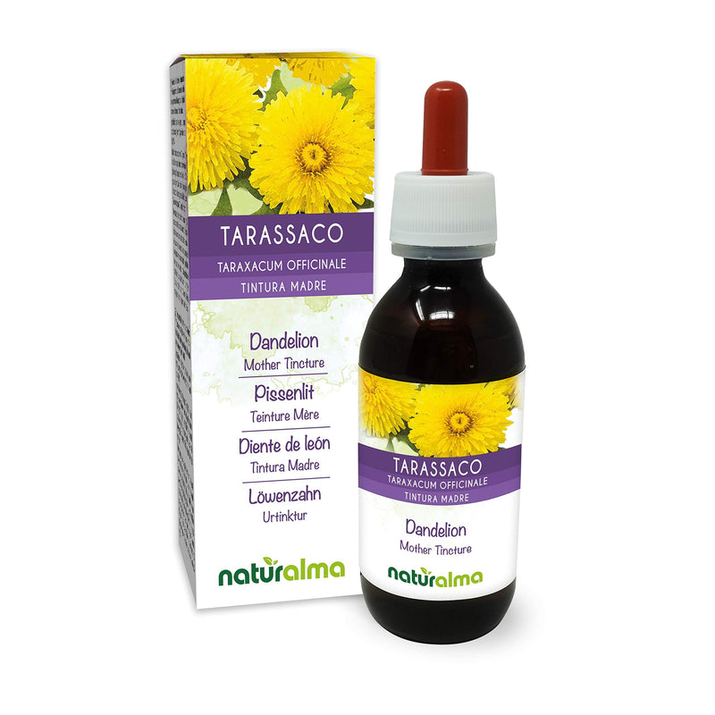 Dandelion (Taraxacum officinale) roots and leaves alcohol-free mother tincture Naturalma | Liquid extract drops 120 ml | Dietary supplements | Vegan alcohol-free 120 ml (pack of 1) - NewNest Australia