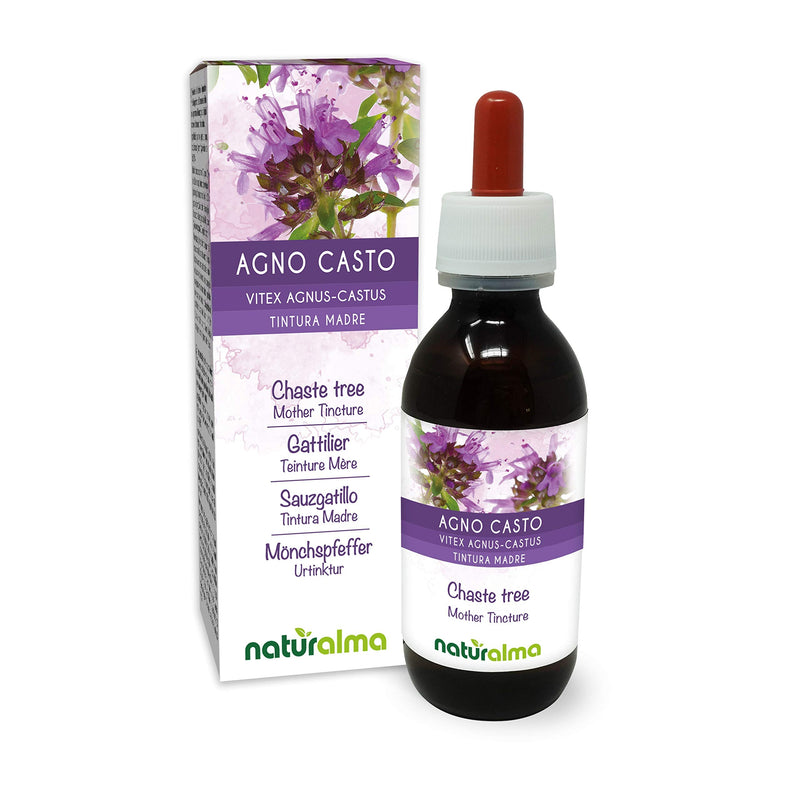 Monk's pepper (Vitex agnus-castus) fruits alcohol-free mother tincture Naturalma | Liquid extract drops 120 ml | Dietary supplements | Vegan alcohol-free 120 ml (pack of 1) - NewNest Australia