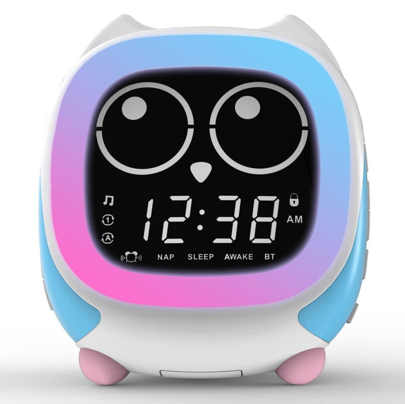 Addo Cks912 Children'S Alarm Clock, Light Alarm Clock, Sunrise/Sunset Simulation Bedside Lamp, Grow Children'S Clock Trainer, White Noise Sleep Sounds Alarm Clock Owl Itoma - NewNest Australia