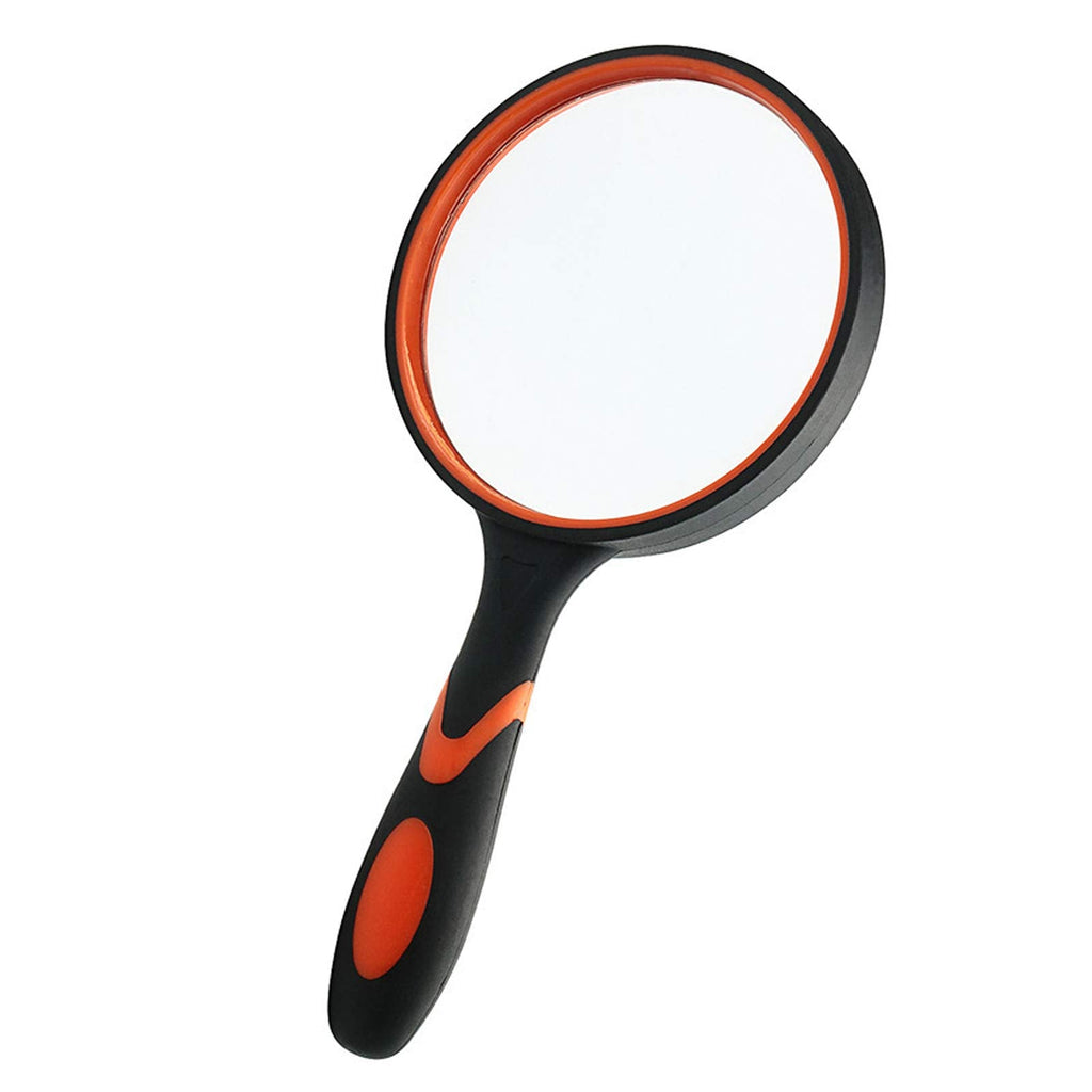 Magnifying Glass 10X, 75 Mm, Hand Reading Magnifier With Non-Slip Soft Rubber Handle, For Books, Newspapers, Maps, Coins, Jewellery, Hobbies For Seniors And Children - NewNest Australia