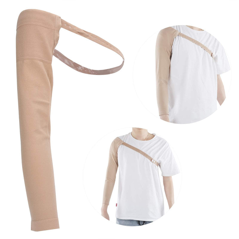 Compression sleeve after mastectomy, elastic lymphedema sleeve arm swelling arm lymphedema edema arm support for preventing arm lymphedema and other symptoms (S) S - NewNest Australia