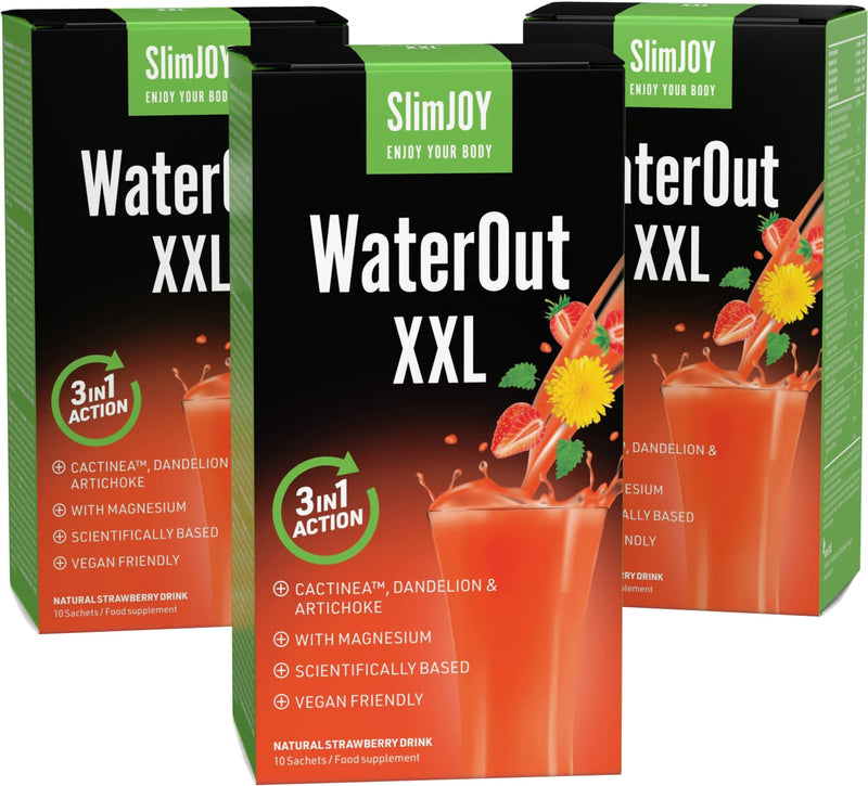 Slimjoy Waterout Extreme - Natural Drainage, Diuretic And Detox Tea - 3 X 10 Bags, Enough For 30 Days - With Free E-Book Guide (English Language Not Guaranteed) - NewNest Australia