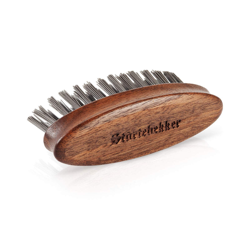 Störtebekker® Premium Beard Brush - Made in Germany - Detangles the beard and shapes it - Prevents itching - Sustainable BioniFil bristles - Walnut wood - Beard Brush Small - NewNest Australia
