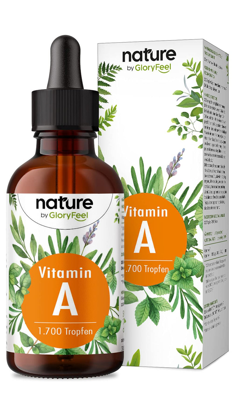 Vitamin A Drops High Dose - 5000 Iu (1500Œºg) Per Daily Dose - 50 Ml (1700 Drops) Real Vitamin A (Retinyl Palmitate) Dissolved In Mct Oil - Laboratory Tested Without Additives Made In Germany - NewNest Australia