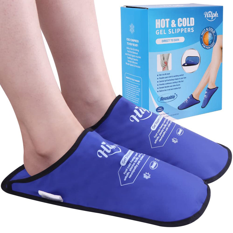 Hilph Cooling Shoes Chemo Therapy Ice Slippers, Gel Cooling Socks Chemo Therapy Cooling Pads Foot, Cool Shoes Gel Cooling Pads Cold, Reusable For Plantar Fasciitis, Puffy Feet, Hot Feet 1 Pair - NewNest Australia