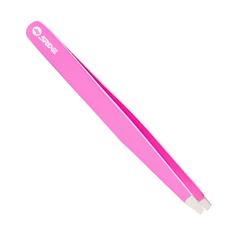 Eyebrow Tweezers - Stainless Steel Eyebrow Tweezers - Precision Removal Of Facial Hair, Ingrown Hairs, Professional Blackhead And Tick Remover For Men & Women (Pink) Pink - NewNest Australia