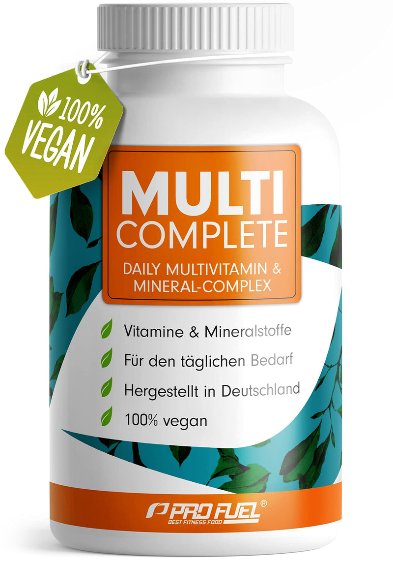 Vegan Vitamins & Minerals - 180 Capsules - Multi Complete Multivitamin & Mineral Complex Vegan: Vitamin A, B2, B12, D3, K2, Folic Acid, Calcium, Magnesium, Zinc, Iron, Selenium, Iodine - 2 Month - NewNest Australia