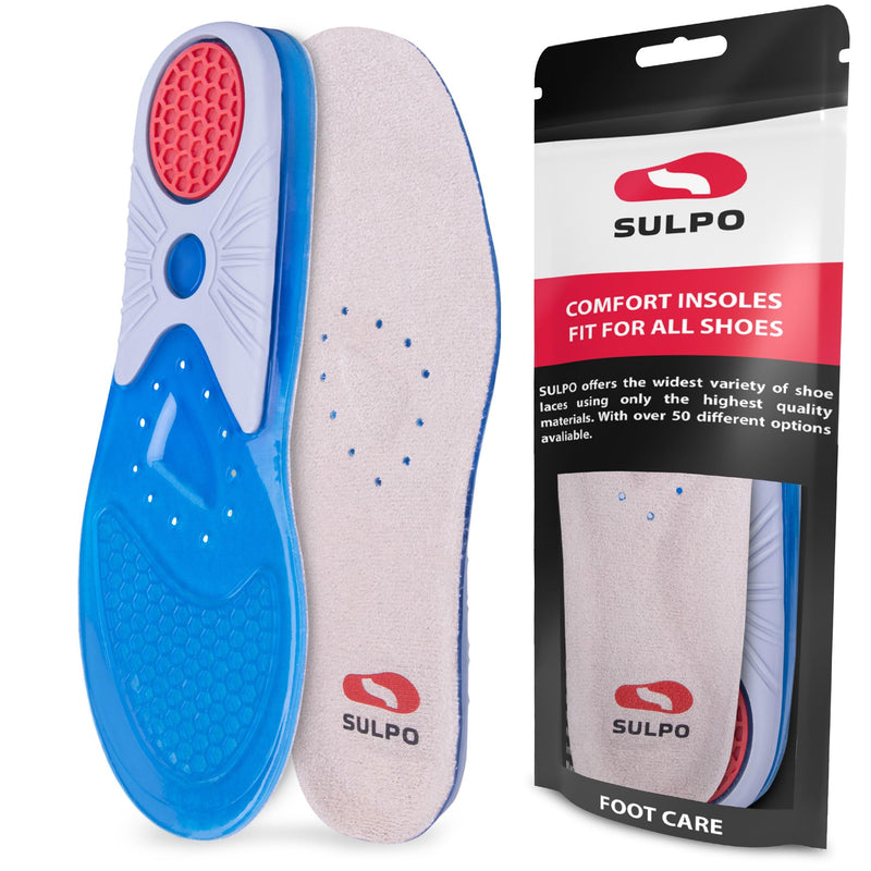 Sulpo Plantar Fasciitis & Heel Spurs Insoles - Silicone Shoe Insoles For Men & Women - Ideal For Sports, Office, Work, Daily Life, Hiking (38-39 Eu / 5-6 Uk (Xs)) - NewNest Australia