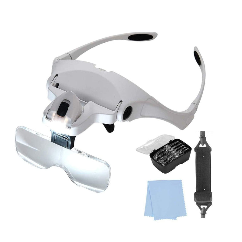 Velamp LED Glasses with Magnifying Glass 5 Dioptres Interchangeable - NewNest Australia