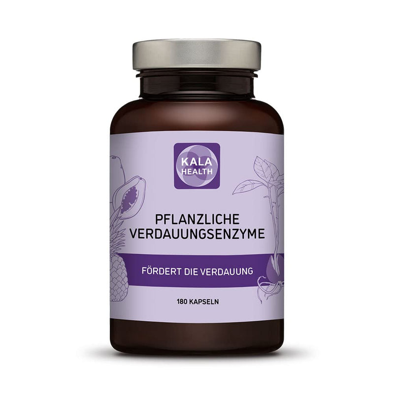 Kala Health Plant Digestive Enzymes - Plant-Based Highly Active Enzymes From Fermentation - Stable Enzymes, Gastric Acid For Optimal Absorption - Optimize The Breakdown Of Food - NewNest Australia